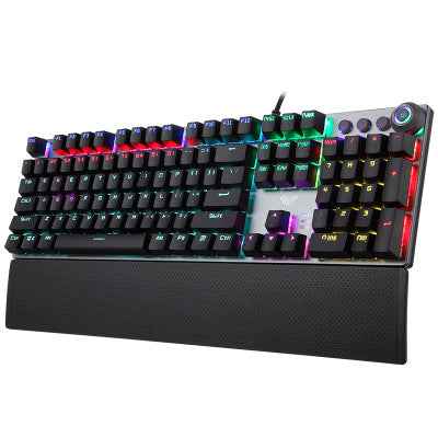 Rgb Backlit Mechanical Keyboard – F2088 - close-up detail view