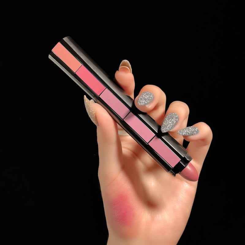 Matte Velvet 5-Color Lipstick Set - Long-Lasting, Waterproof & Non-Stick Lip Gloss Collection