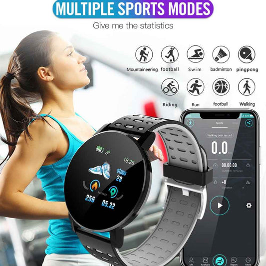 Premium Smart Watch – Waterproof Bluetooth - close-up detail view