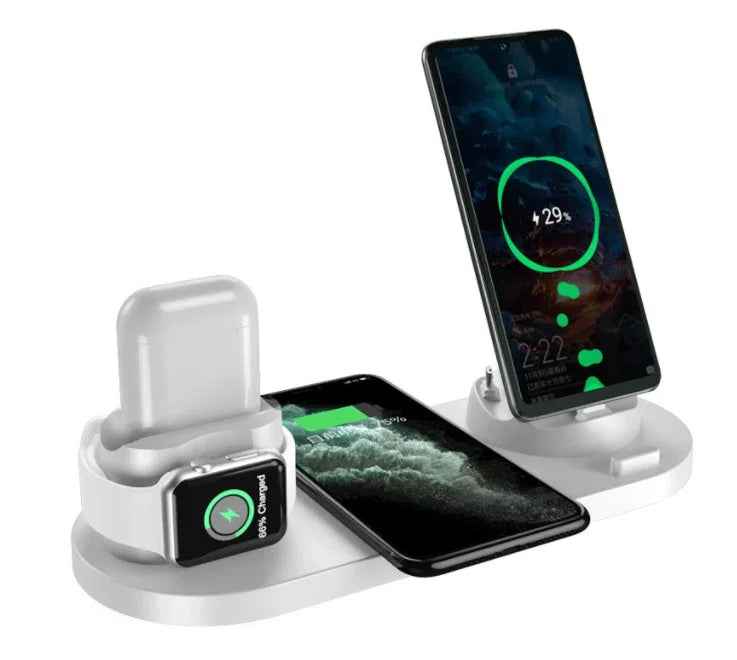 The Omni 6-in-1 Multi-Device Wireless Power Station - GadgetsMerch Hub