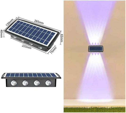 Ultra-Bright Waterproof Solar Wall Lights - GadgetsMerch Hub