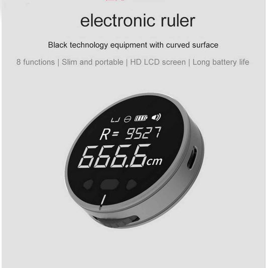 High-Precision Digital LCD Electronic Tape Measure & Ruler