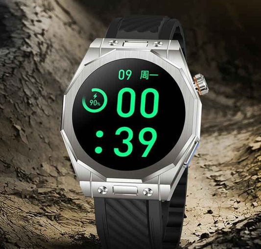 Waterproof Smart Watch – Island Worship Pointer - close-up detail view
