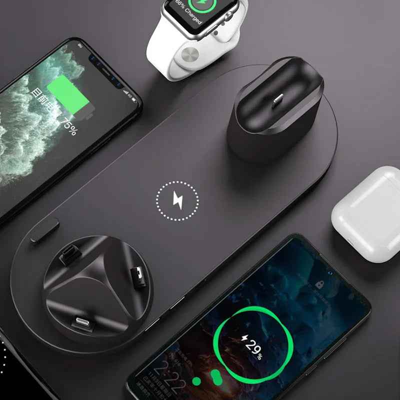 The Omni 6-in-1 Multi-Device Wireless Power Station - GadgetsMerch Hub
