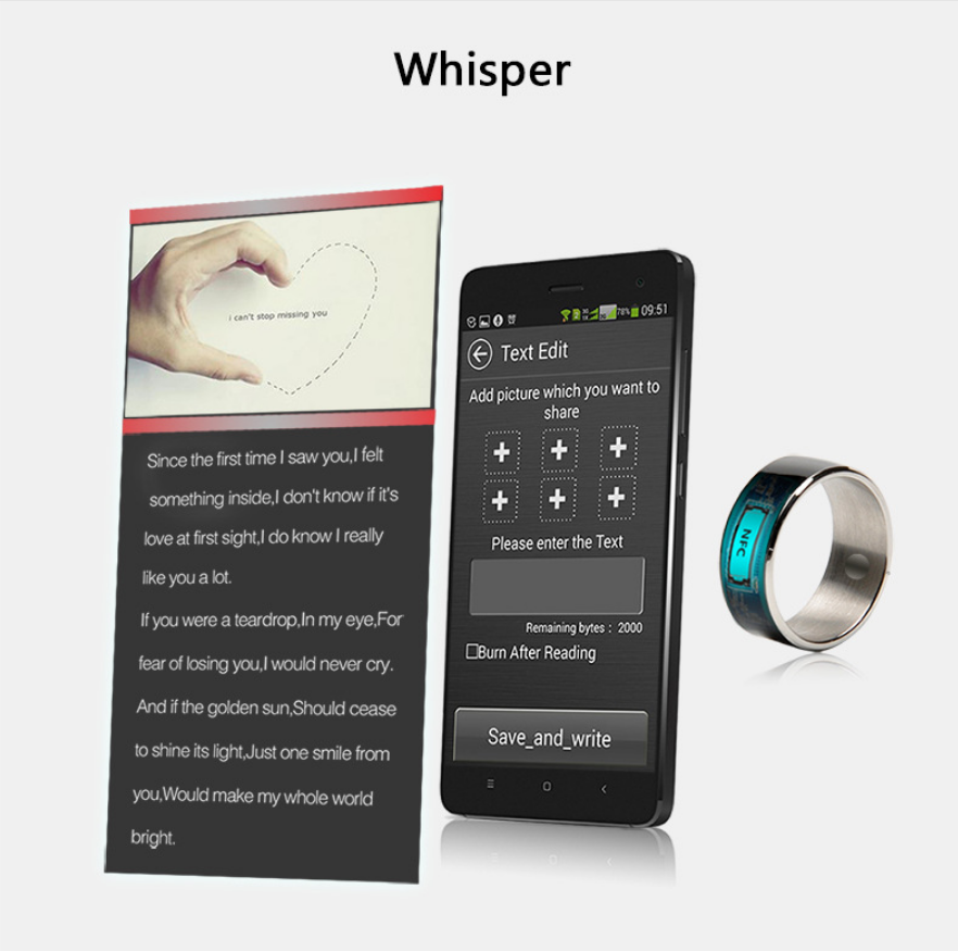 Titanium Smart Ring - in use demonstration
