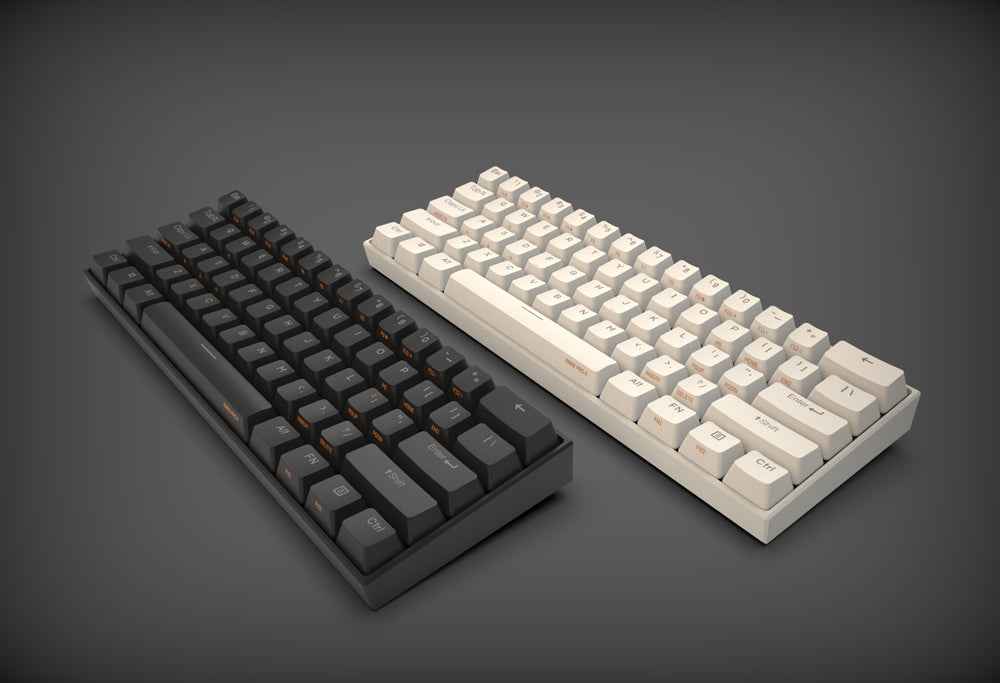Rgb Backlit Mechanical Keyboard – Bluetooth - size comparison