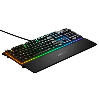 Rgb Backlit Mechanical Keyboard – Adjustable - side angle view