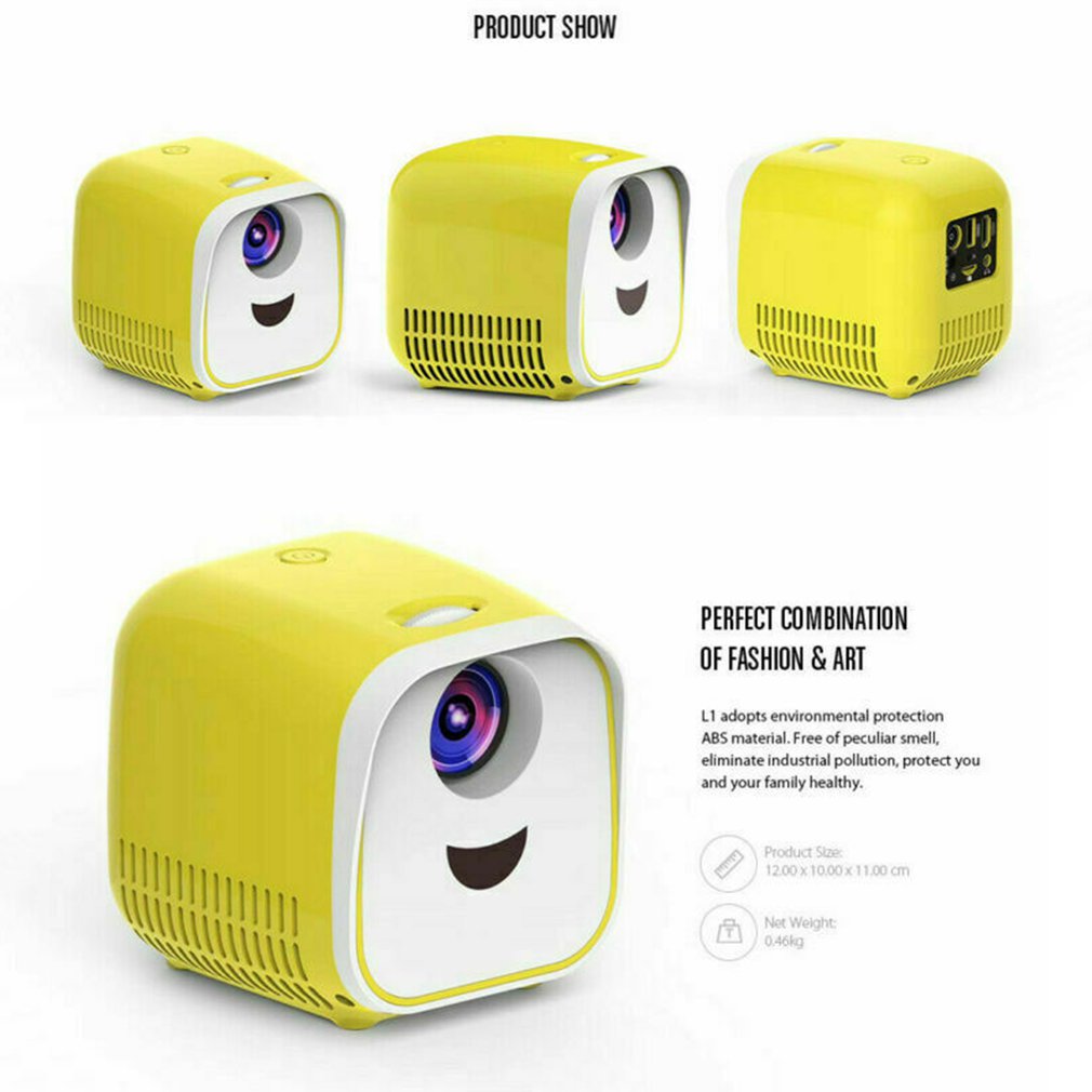 Hd 1080p Mini Projector – Mini Projector - back panel view