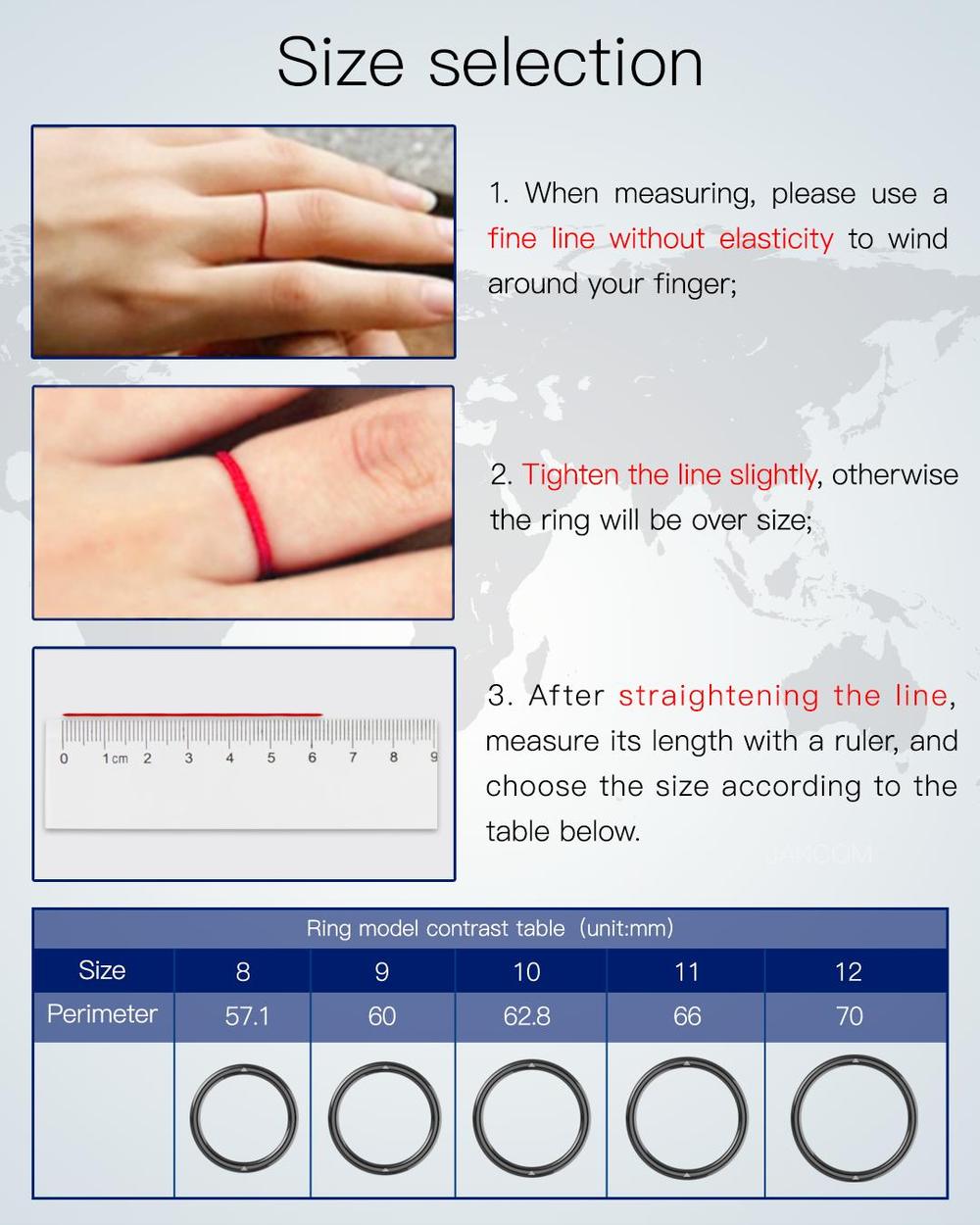 Titanium Smart Ring – Waterproof - packaging and contents