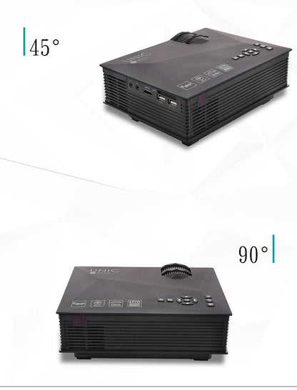 Hd 1080p Mini Projector – Mini Portable Mobile - packaging and contents