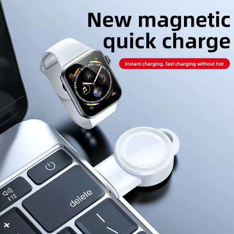Waterproof Smart Watch – Wireless Charger Portable - connection ports detail