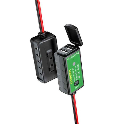 Fast Charging Wireless Charger – Charger Dual Motorcycle - side angle view