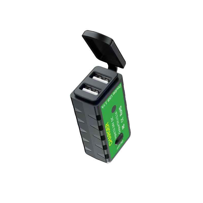 Fast Charging Wireless Charger – Charger Dual Motorcycle - close-up detail view