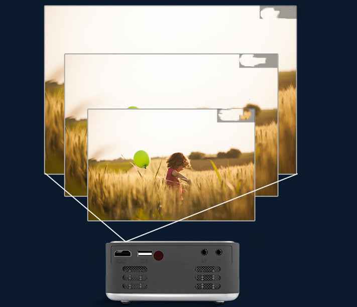 1080p Hd 1080p Mini Projector – Home Portable 1080p - size comparison