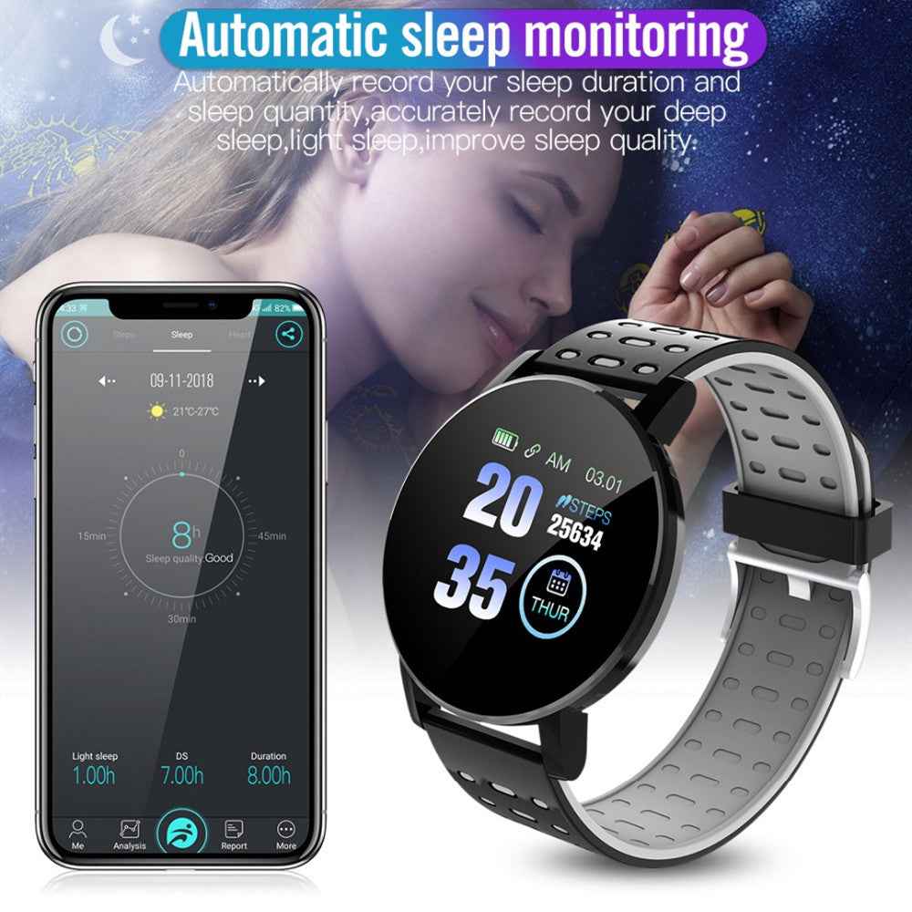 Premium Smart Watch – Waterproof Bluetooth - side angle view