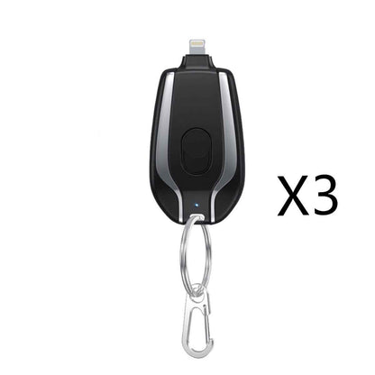 Ultra-Compact 1500mAh Type-C Keychain Power Bank