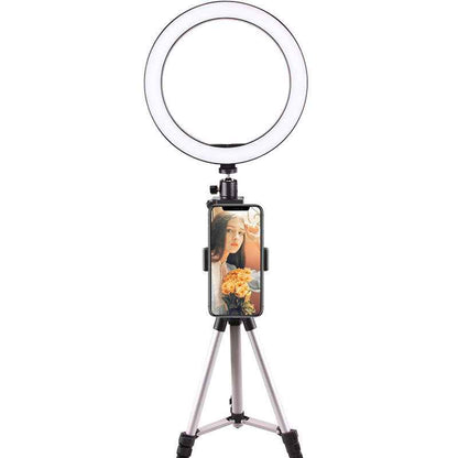 Dimmable Ring Light - side angle view