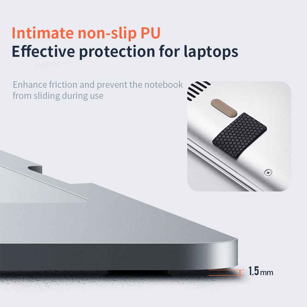 Ergonomic Laptop Stand – Heighten - side angle view