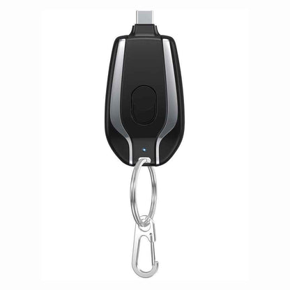 Ultra-Compact 1500mAh Type-C Keychain Power Bank