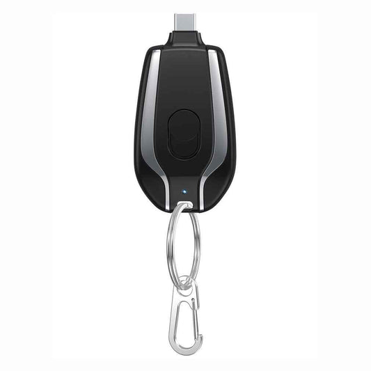 Ultra-Compact 1500mAh Type-C Keychain Power Bank