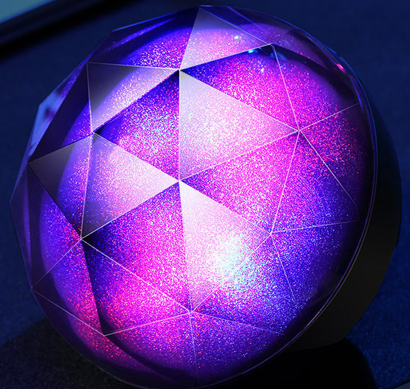 Portable Portable Bluetooth Speaker – Seven-Color Bluetooth Speaker - side angle view