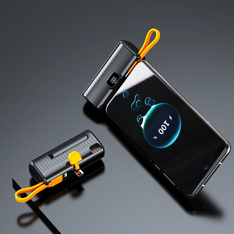 Fast Charging Portable Power Bank – Power Bank Compact - connection ports detail