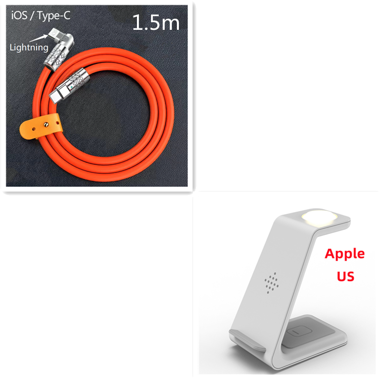 Universal Phone Holder – Fast Charging Station - connection ports detail