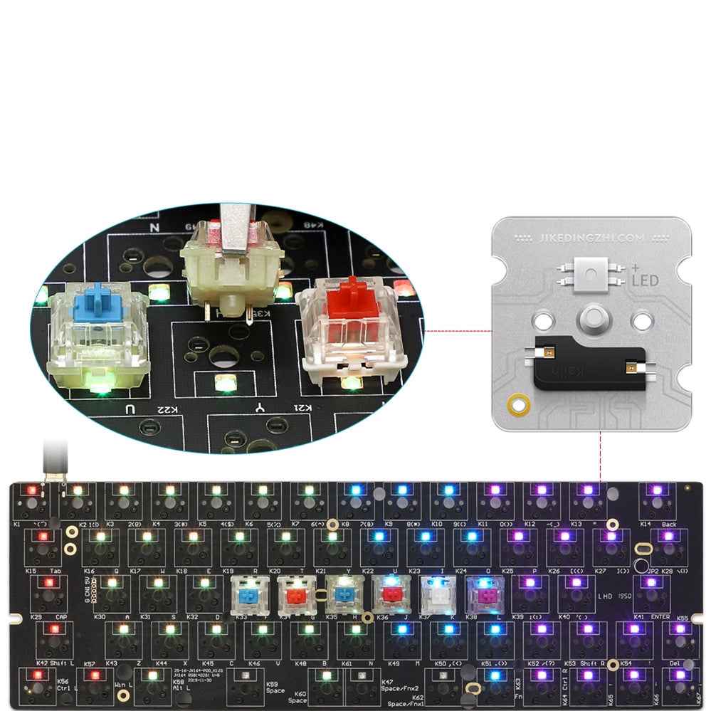 Rgb Backlit Mechanical Keyboard - in use demonstration