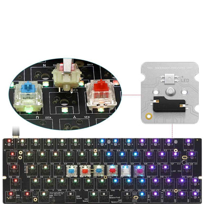 Rgb Backlit Mechanical Keyboard - in use demonstration