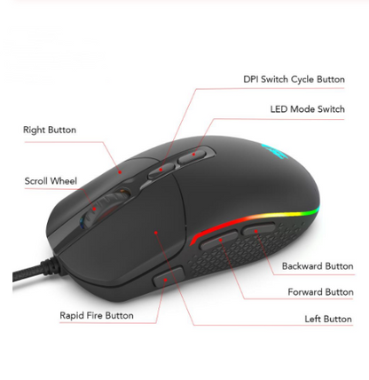 Ultra-Light Gaming Mouse - close-up detail view