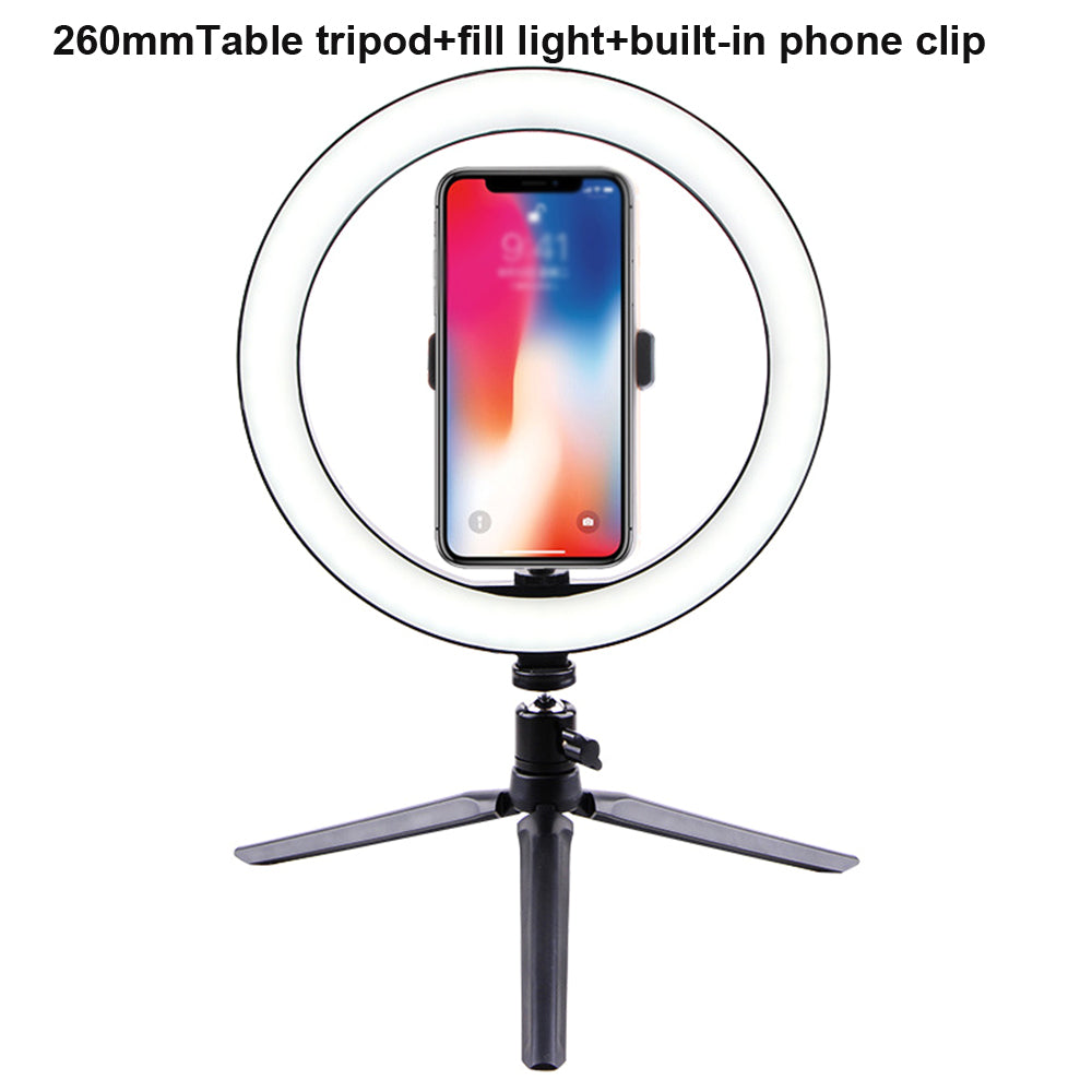 Dimmable Ring Light - packaging and contents