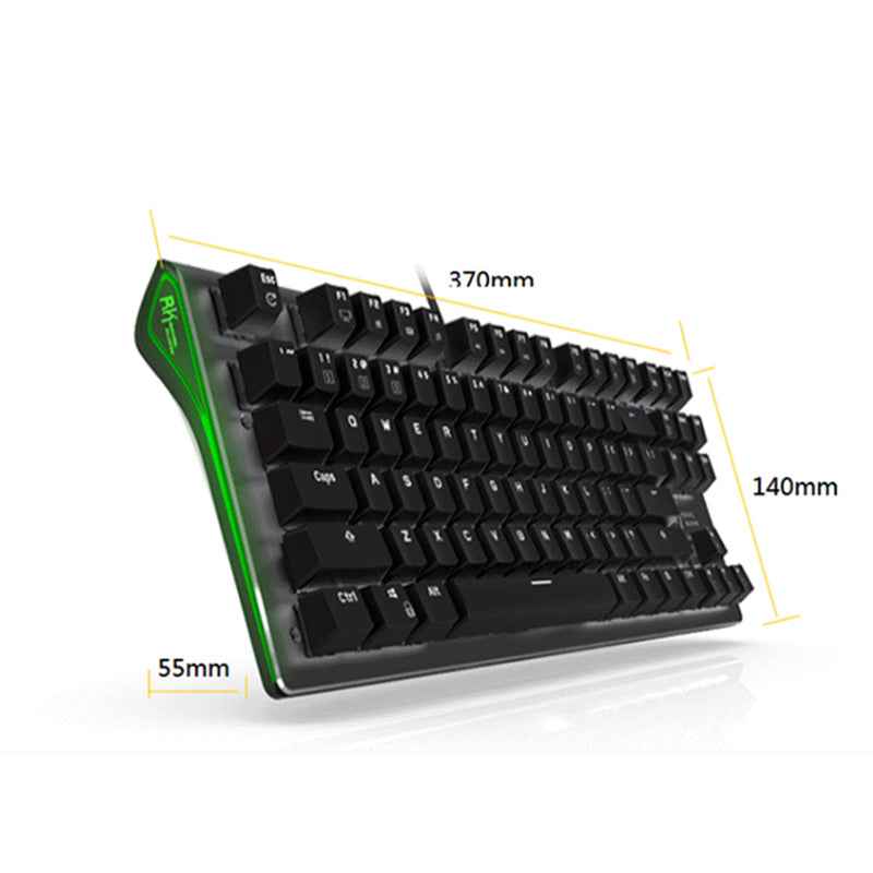 Rgb Backlit Mechanical Keyboard - in use demonstration