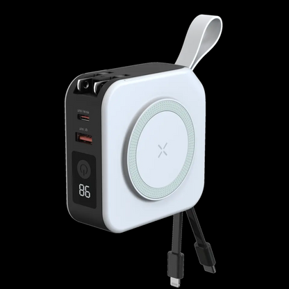 Fast Charging Portable Power Bank – Power Bank - side angle view