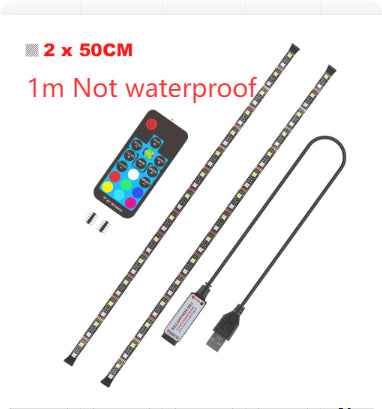 Smart App Control Led Strip Lights – Light Strip - side angle view