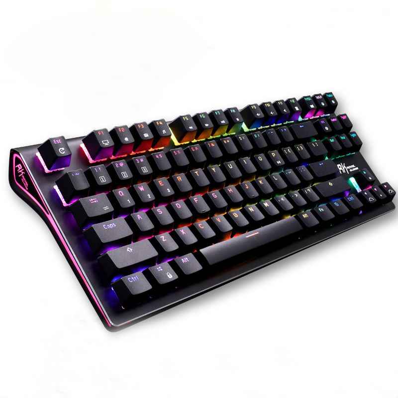 Rgb Backlit Mechanical Keyboard - close-up detail view