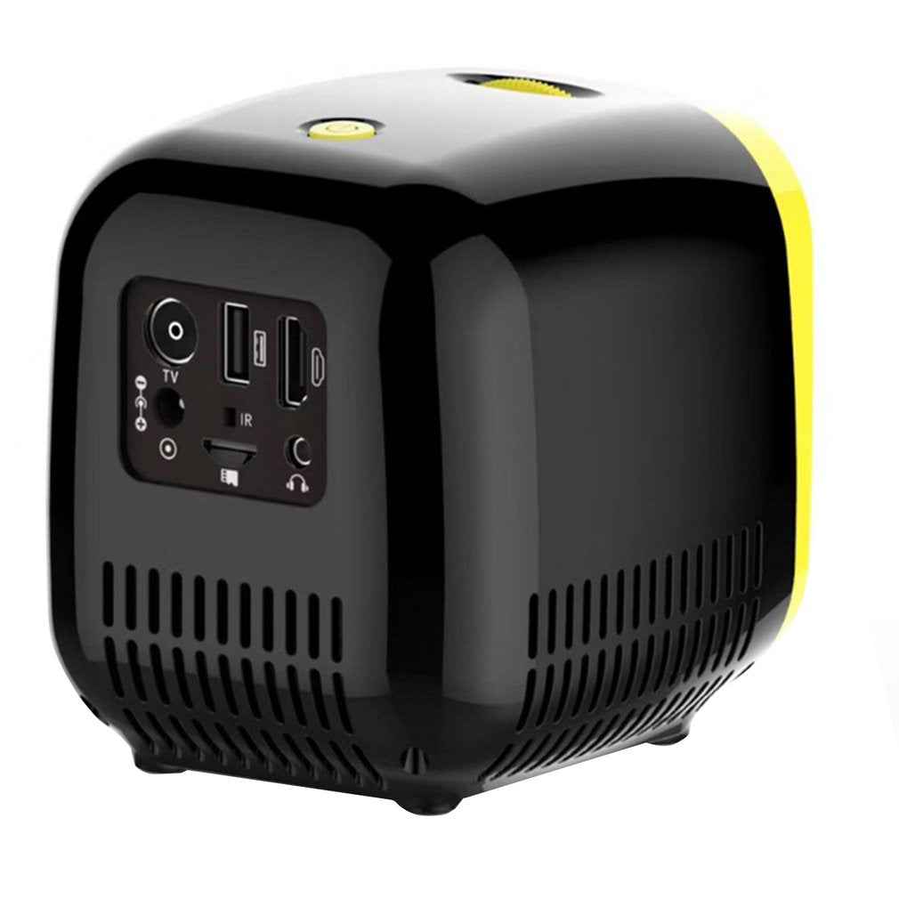 Hd 1080p Mini Projector – Mini Projector - side angle view