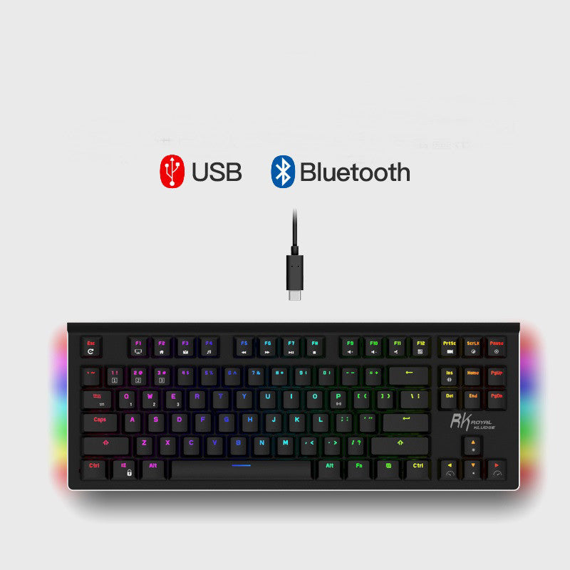 Rgb Backlit Mechanical Keyboard - connection ports detail