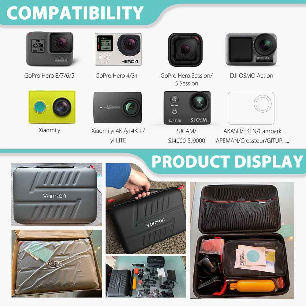 4k Ultra Hd Action Camera – Accessories - side angle view