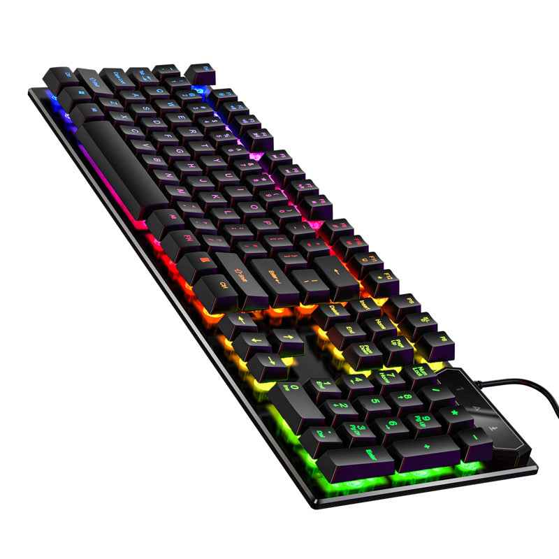 Rgb Backlit Mechanical Keyboard – Mechanical Feel Keyboard - in use demonstration