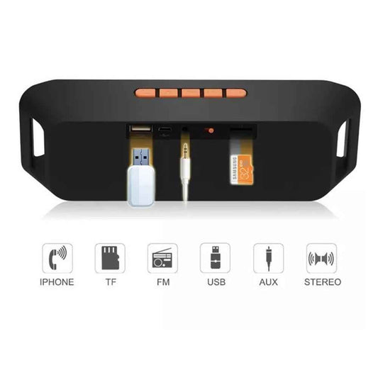 Portable Portable Bluetooth Speaker – Dual Speaker Wireless - close-up detail view