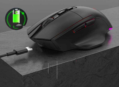 Ultra-Light Gaming Mouse – Rechargeable Wireless High-Value - side angle view