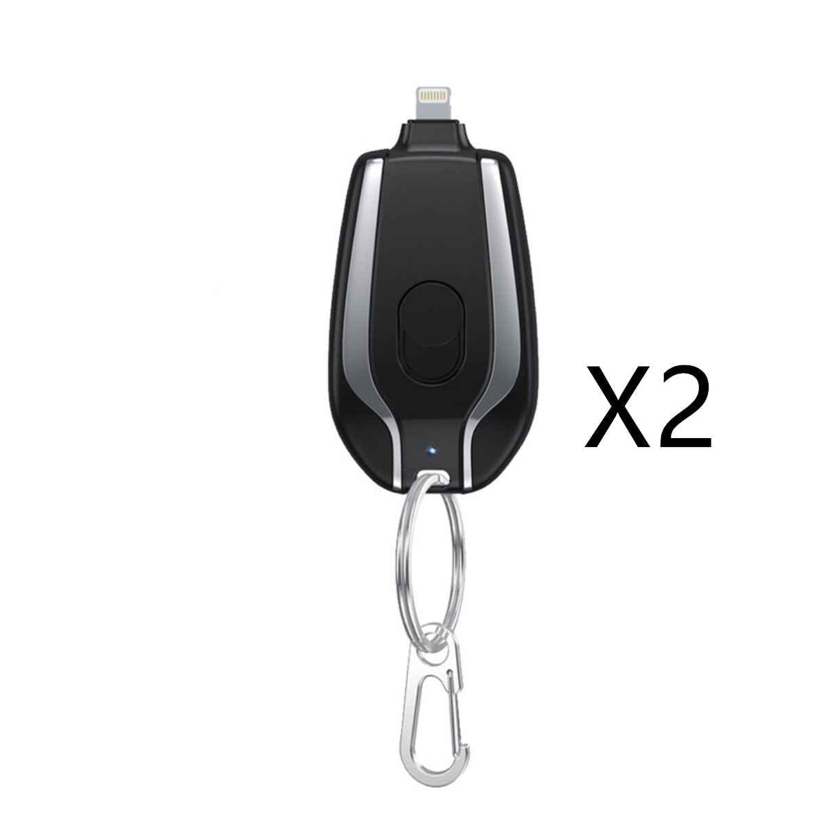 Ultra-Compact 1500mAh Type-C Keychain Power Bank