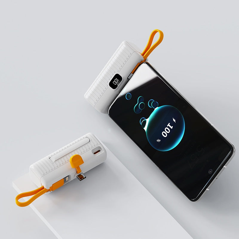 Fast Charging Portable Power Bank – Power Bank Compact - back panel view