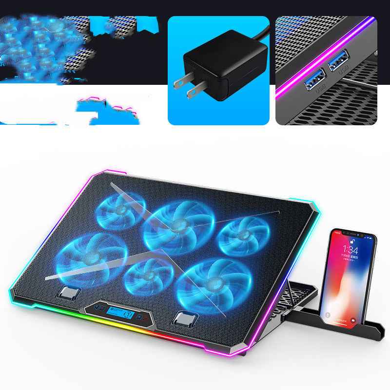 Silent Laptop Cooling Pad – Stand - in use demonstration