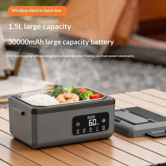 Rechargeable Self-Heating Lunch Box | Perfect for Car & Office
