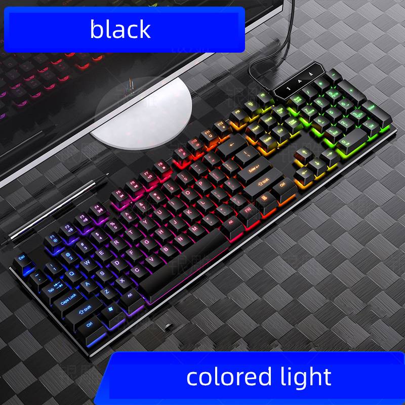 Rgb Backlit Mechanical Keyboard – Mechanical Feel Keyboard - size comparison