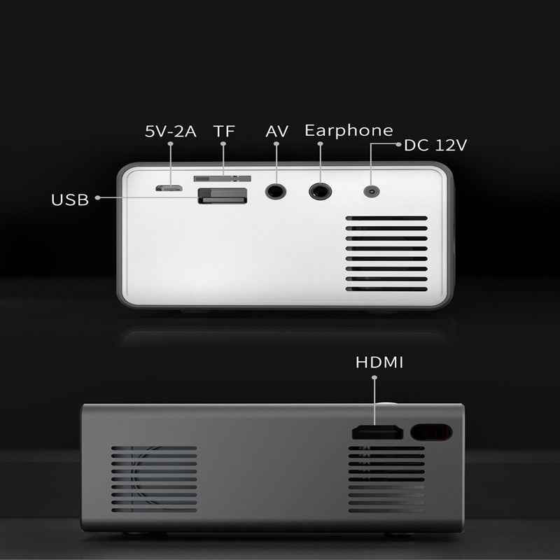 1080p Portable Mini Projector – Home Office T300 - size comparison