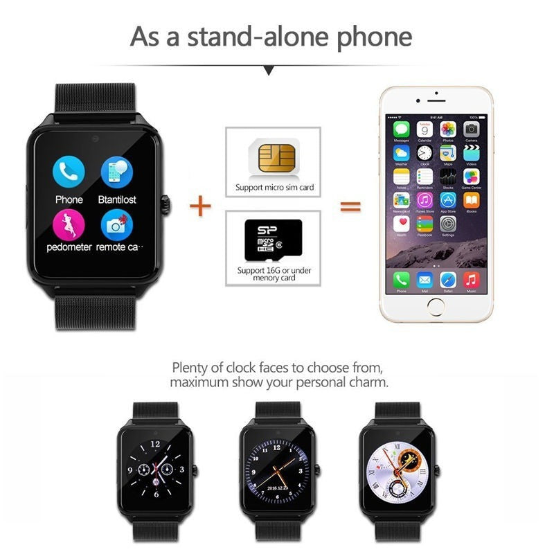 Premium Smart Watch – Waterproof Bluetooth Wear - size comparison