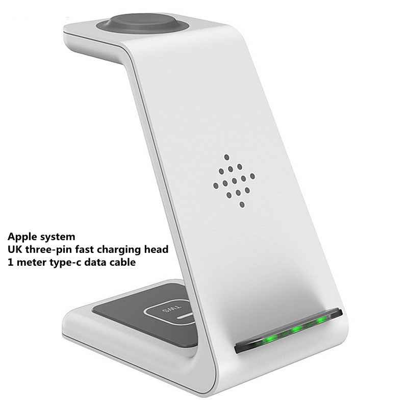 3-in-1 Fast Wireless Charging Station & Phone Stand