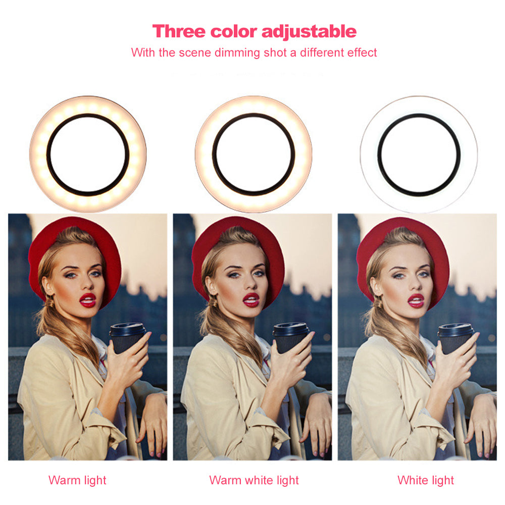 Dimmable Ring Light - connection ports detail